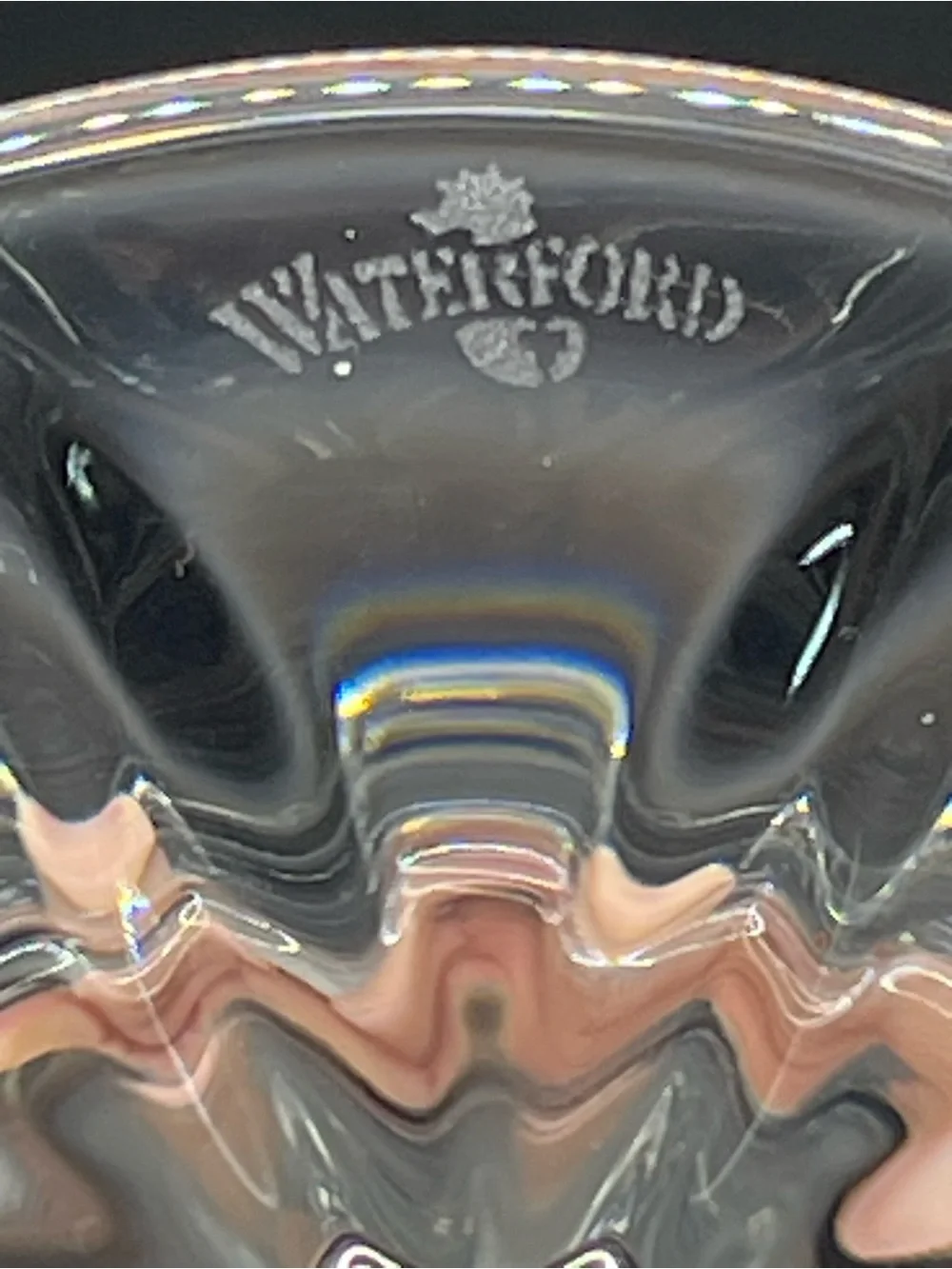 Vintage Waterford Crystal Love Heart Bud Vase